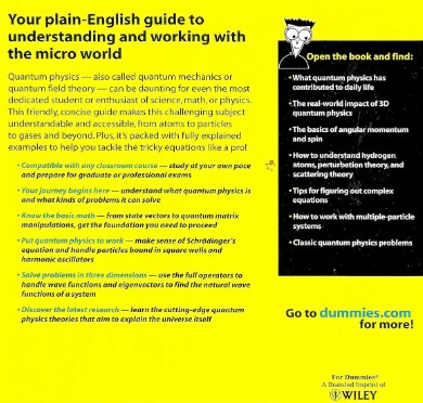 Quantum Physics for Dummies by Steven Holzner